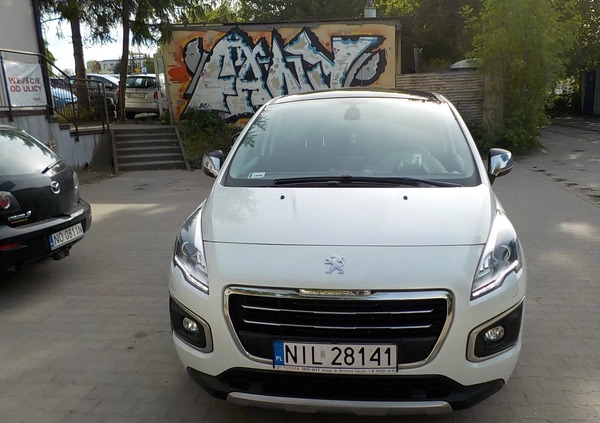 Peugeot 3008 cena 44900 przebieg: 104000, rok produkcji 2014 z Stargard małe 436